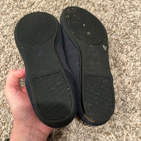 Navy Blue Purple Pattern Rothy’s Women’s Loafer Slip On 8.5 - Picture 4 of 6